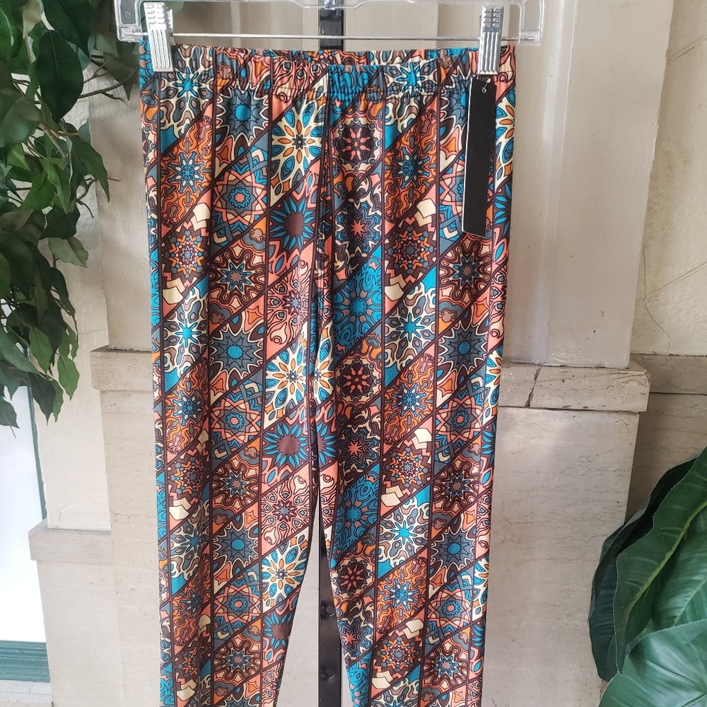 Medallion Leggings One Size (2-14)
